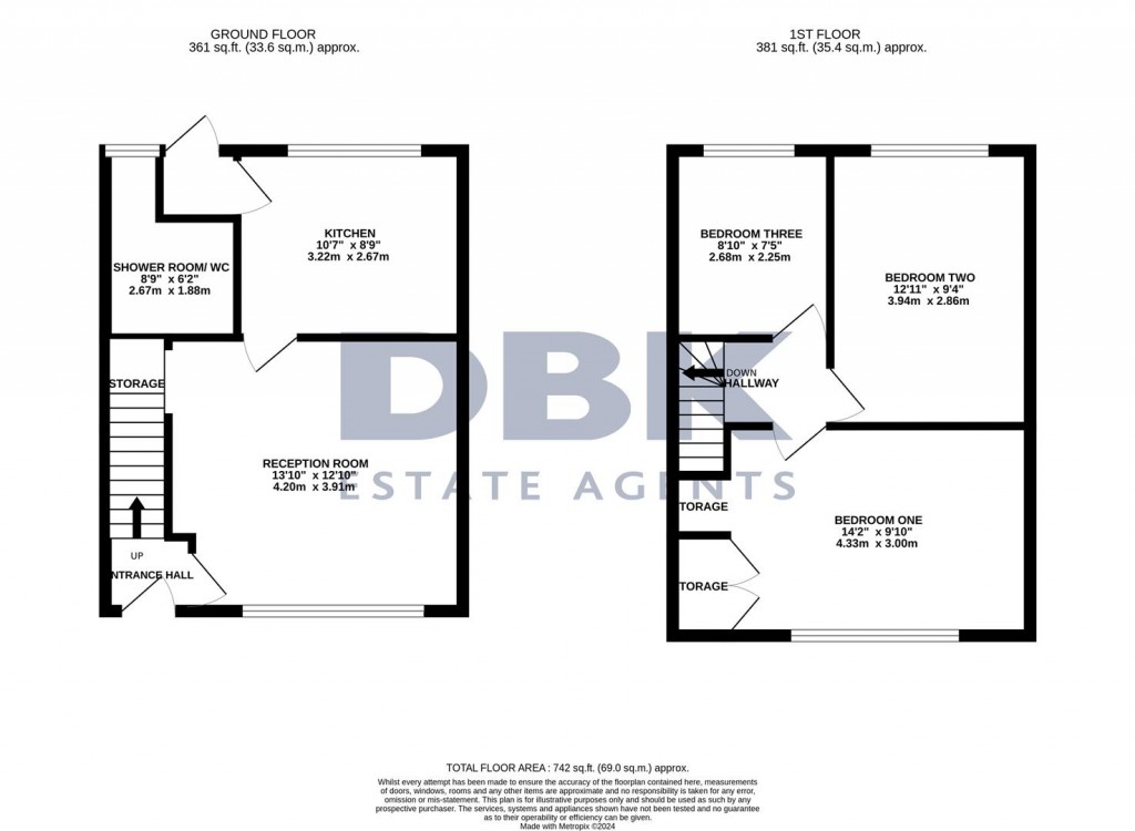 Floorplans For West Avenue, Southall, UB1