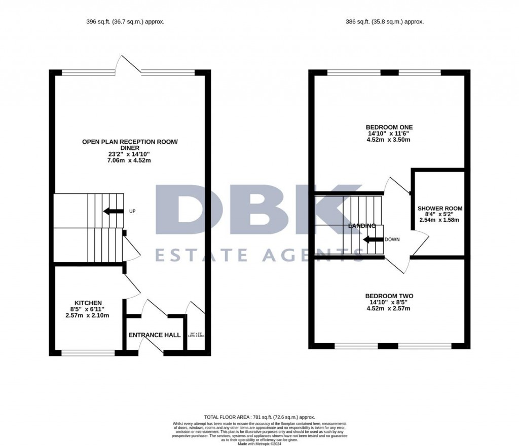 Floorplans For Norman Crescent, Heston, TW5