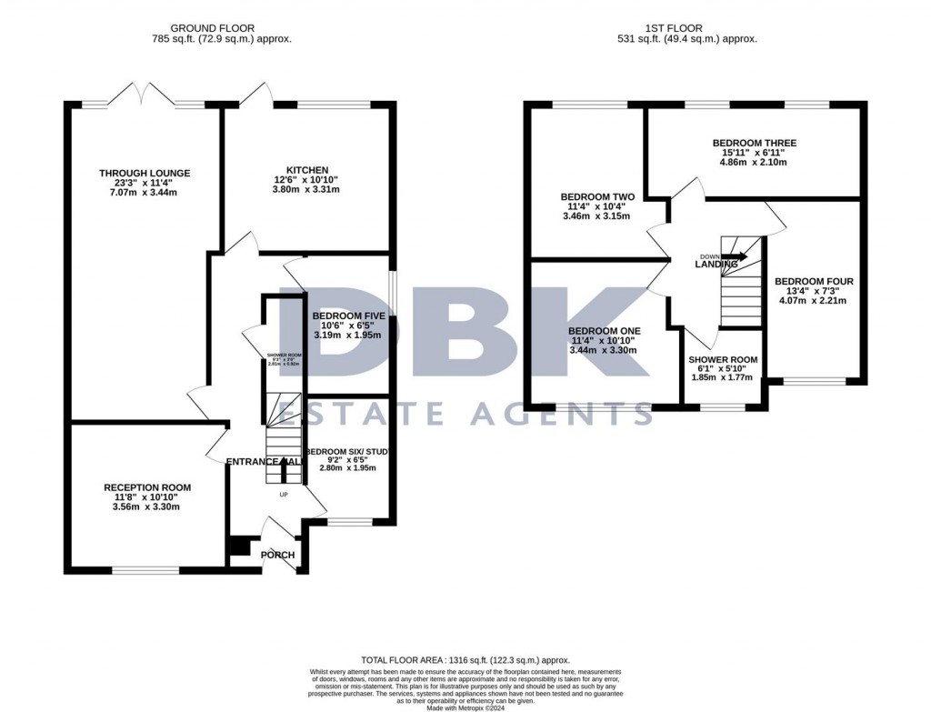 Floorplans For Denbigh Road, Hounslow, TW3