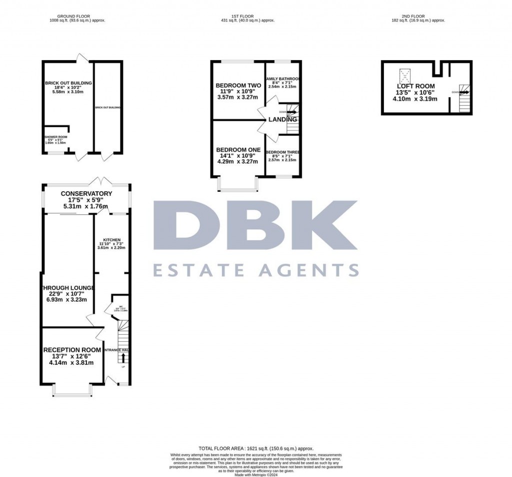 Floorplans For Stanley Road, Southall, UB1