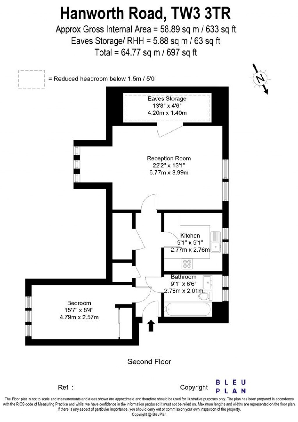 Floorplans For Northumberland Court, Hanworth Road, Hounslow. TW3