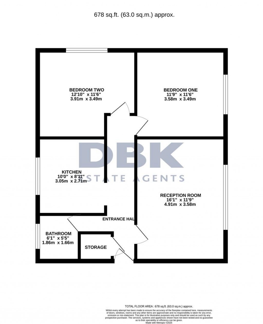 Floorplans For Clements Court, Green Lane, Hounslow, TW4
