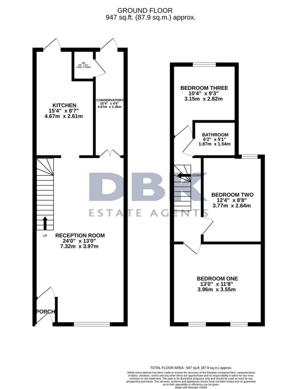 Floorplans For Alexandra Road, Hounslow, TW3
