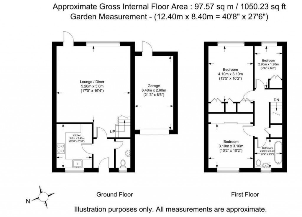 Floorplans For Burket Close, Norwood Green, UB2