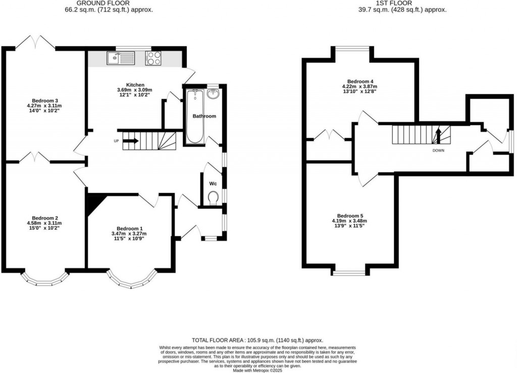 Floorplans For Sunnycroft Road, Hounslow, TW3