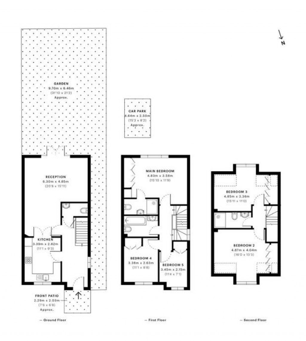 Floorplans For Kavan Gardens, Cranford, TW5