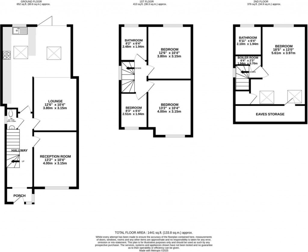 Floorplans For Dorset Waye, Heston, TW5