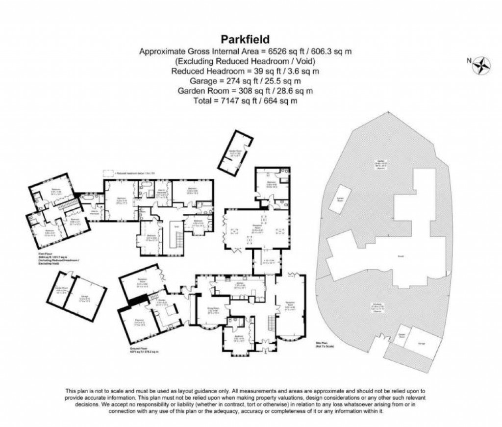 Floorplans For Parkfield, Chorleywood, WD3