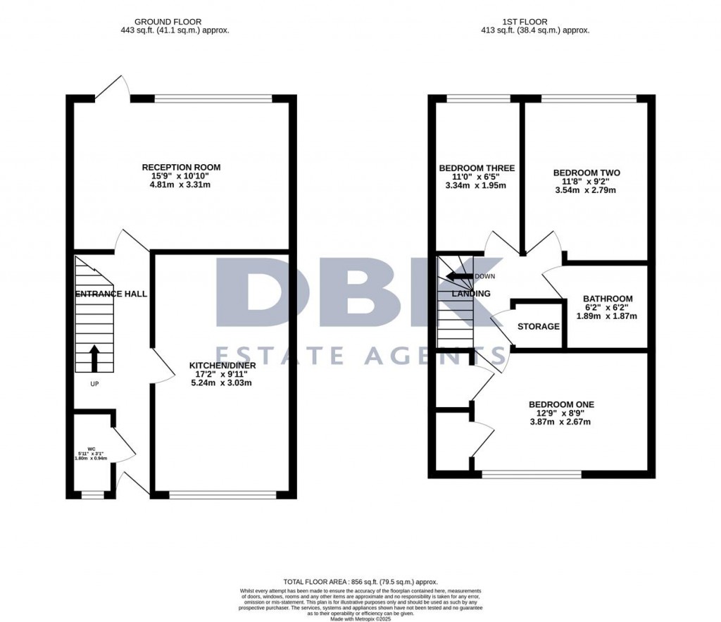 Floorplans For Benson Close, Hounslow, TW3
