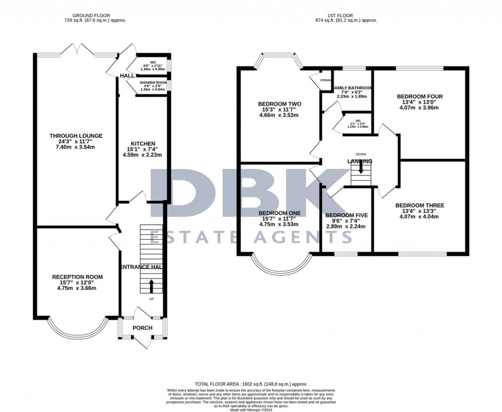 Floorplans For Burns Way, Hounslow, TW5