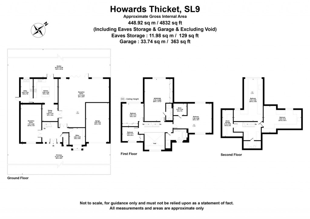 Floorplans For Howards Thicket, Gerrards Cross, SL9