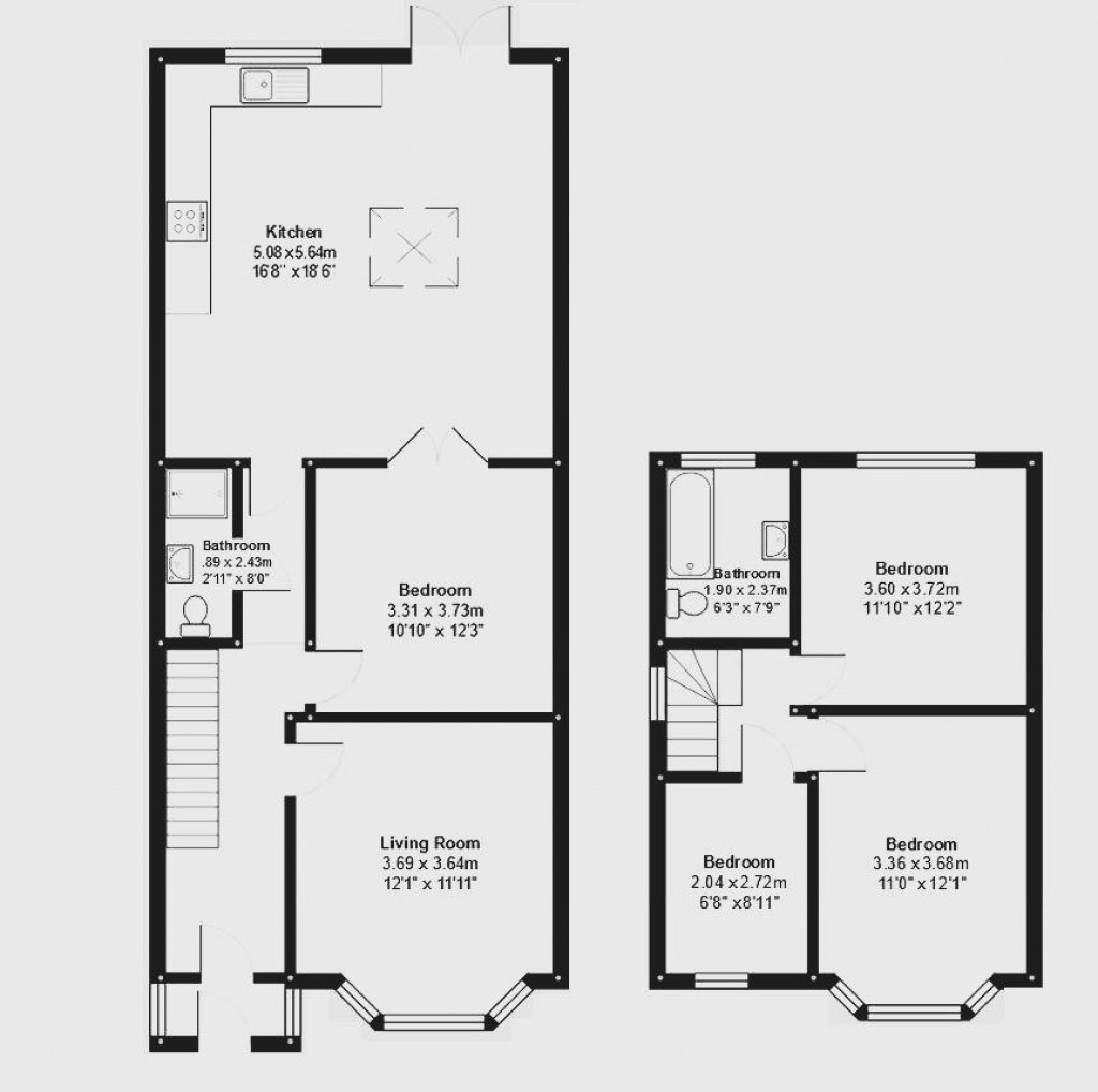 Floorplans For West Way, Heston, TW5
