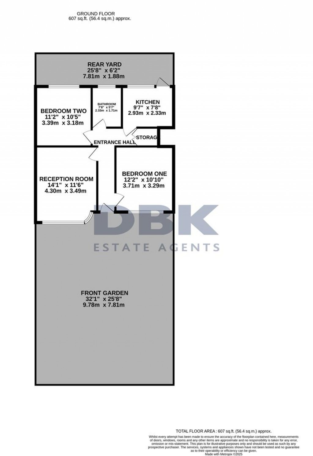 Floorplans For Northumberland Gardens, Isleworth, TW7