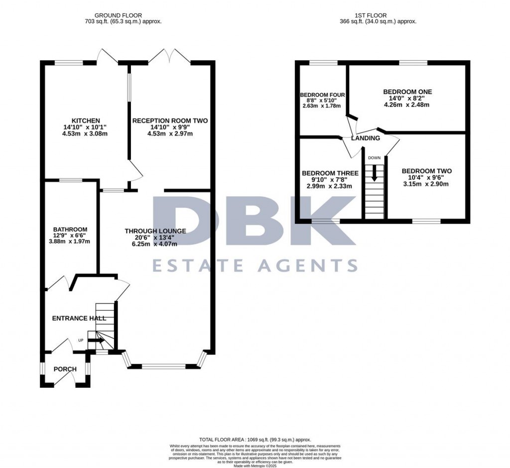 Floorplans For Fern Lane, Hounslow, TW5
