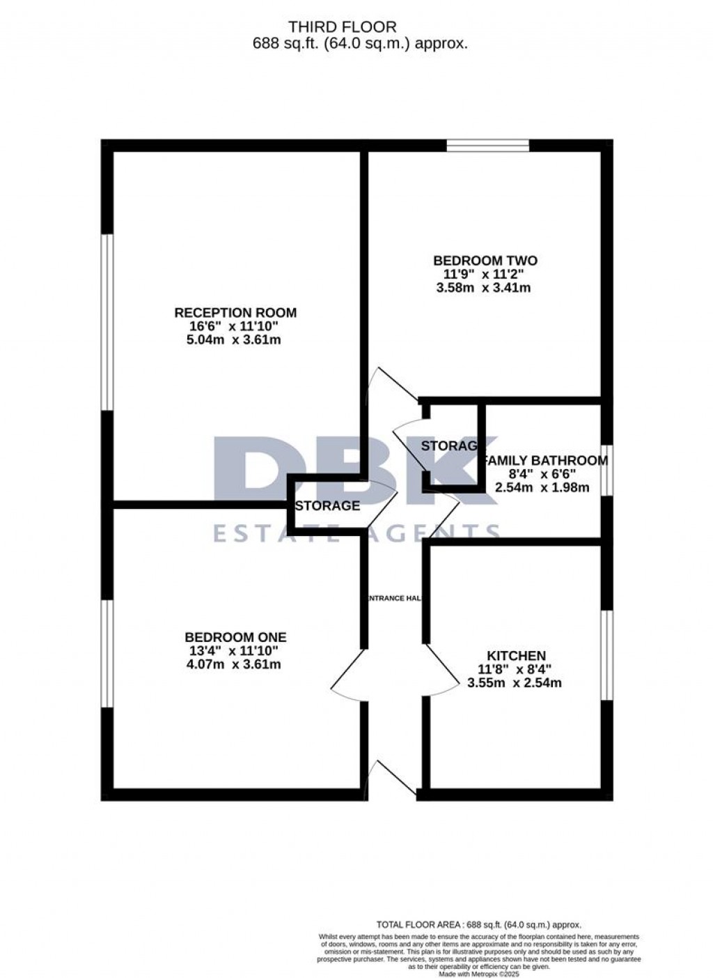 Floorplans For Convent Way, Southall, UB2
