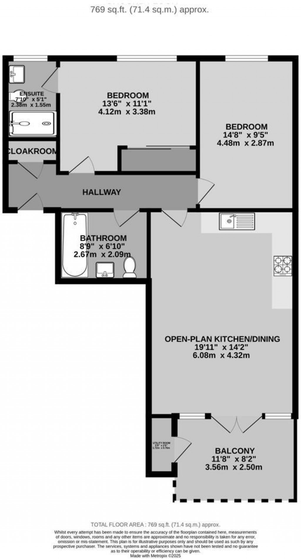 Floorplans For Havelock Road, Southall, UB2