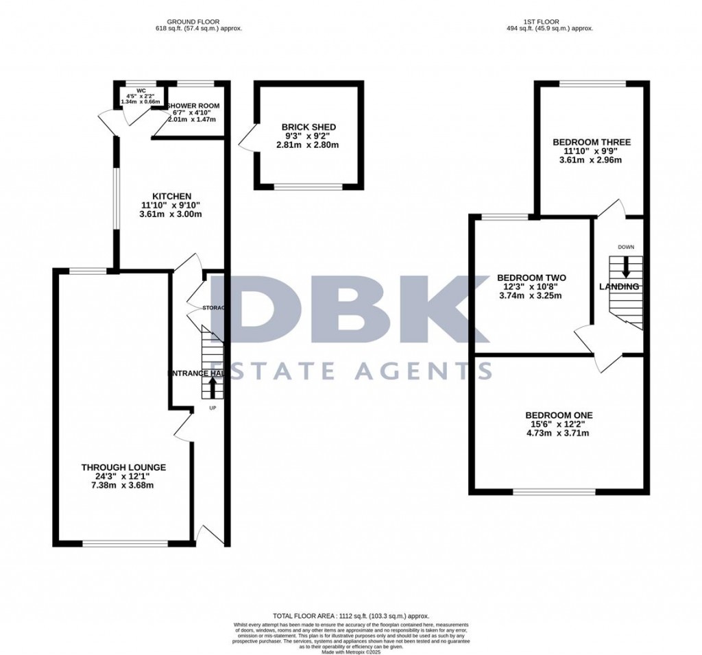Floorplans For Montague Waye, Southall, UB2