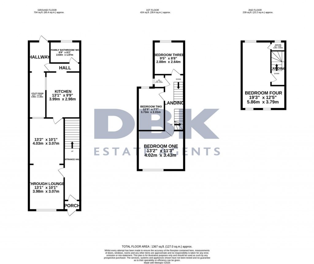 Floorplans For Queens Road, Southall, UB2