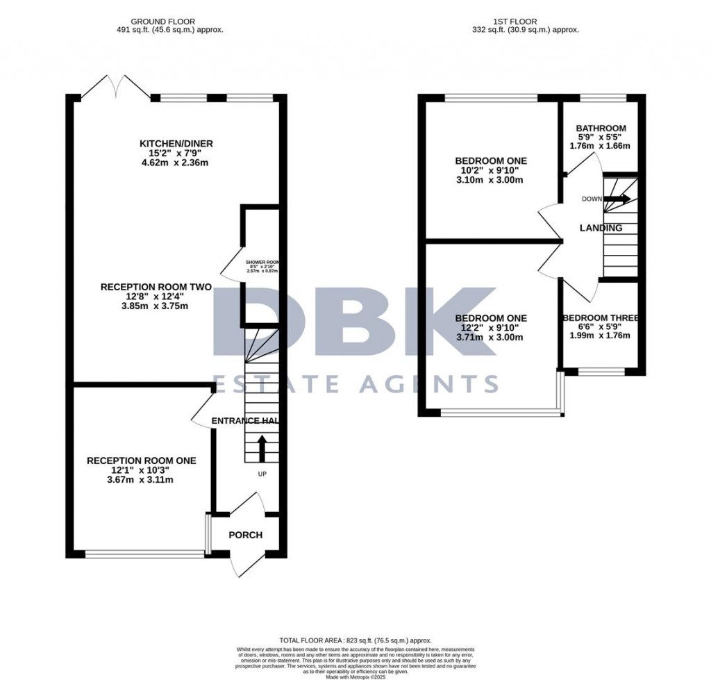Floorplans For Wentworth Road, Southall, UB2