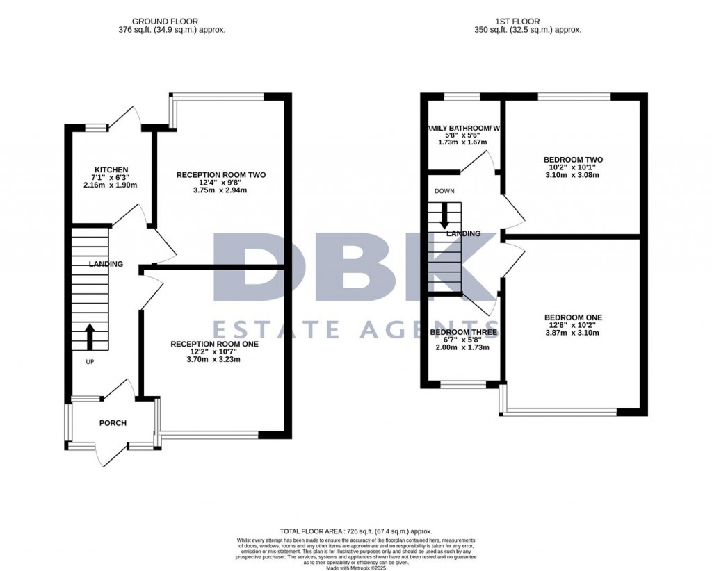 Floorplans For Wentworth Road, Southall, UB2