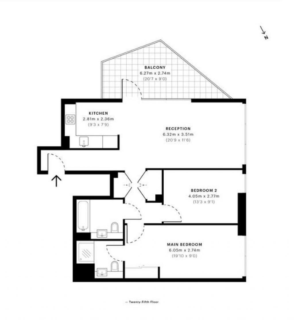 Floorplans For Barratt House, Prince Regent Road, Hounslow, TW3