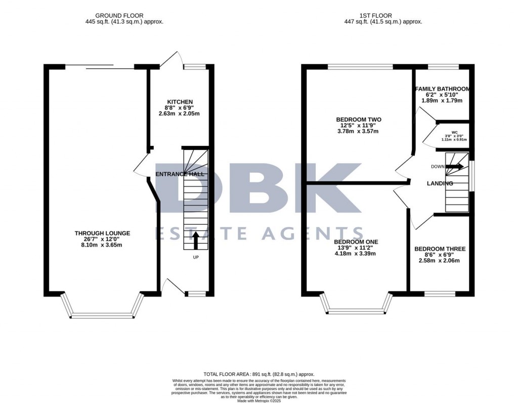 Floorplans For Meadow Waye, Heston, TW5