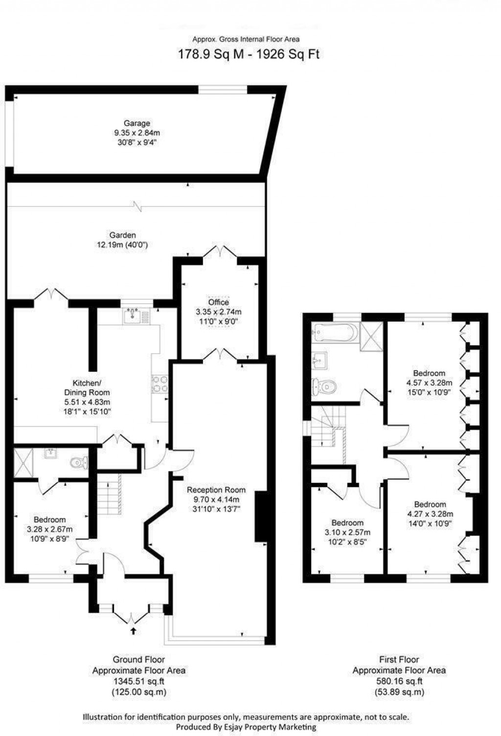 Floorplans For Jersey Road, Osterley, TW5