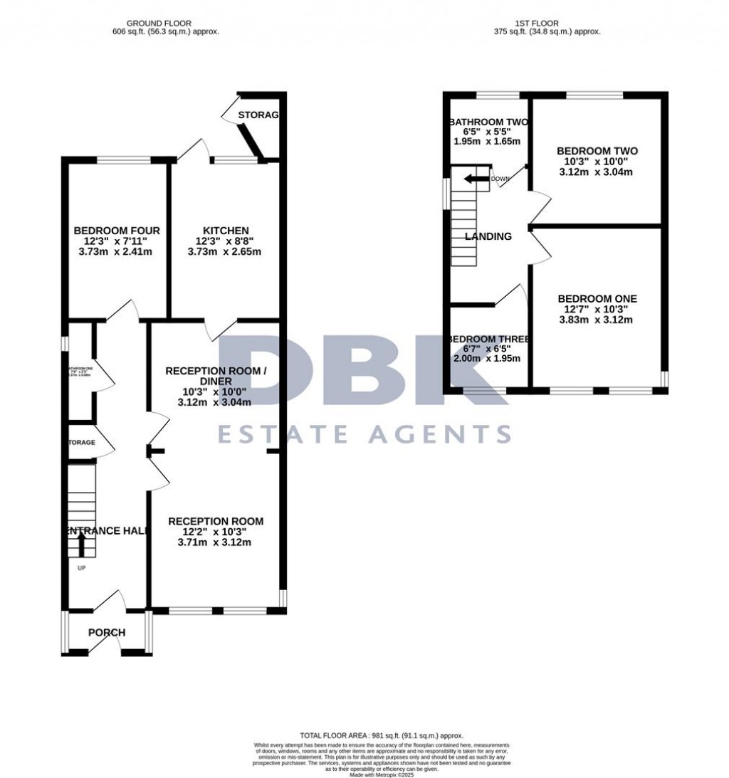 Floorplans For Wentworth Road, Southall, UB2