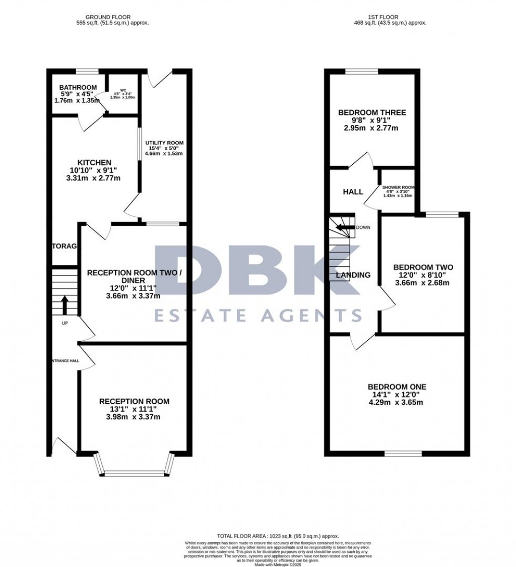 Floorplans For Alexandra Road, Hounslow, TW3