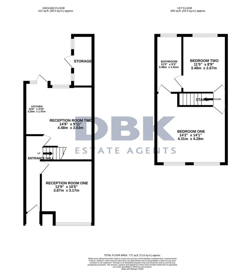 Floorplans For Stanley Road, Hounslow, TW3