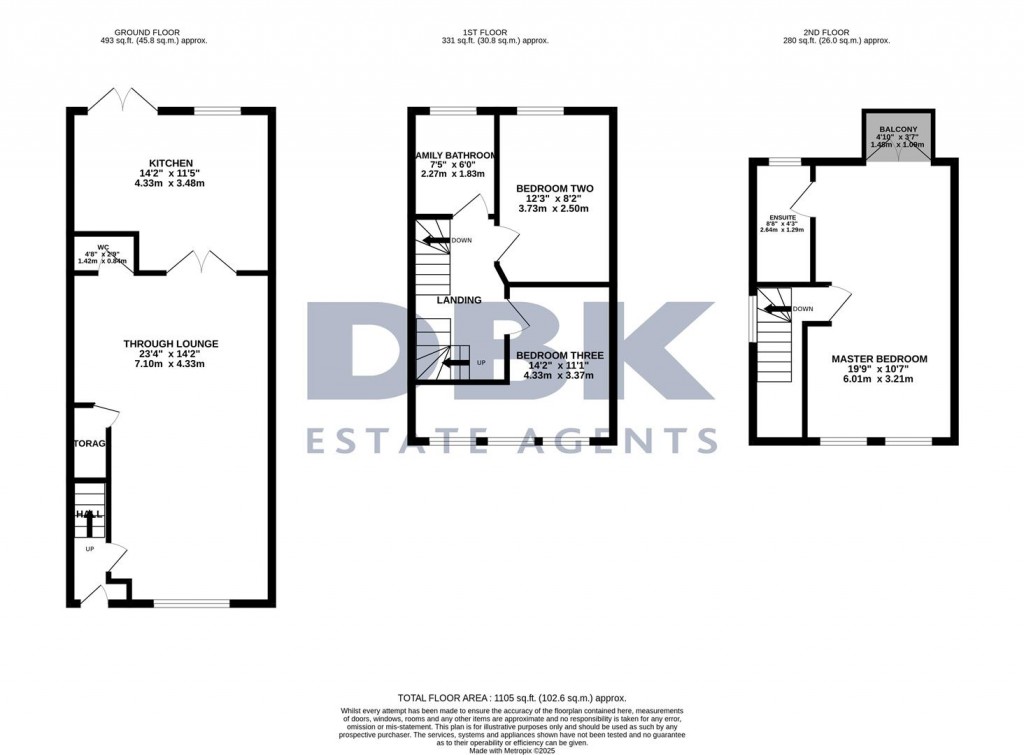 Floorplans For Hampton Road West, Feltham, TW13