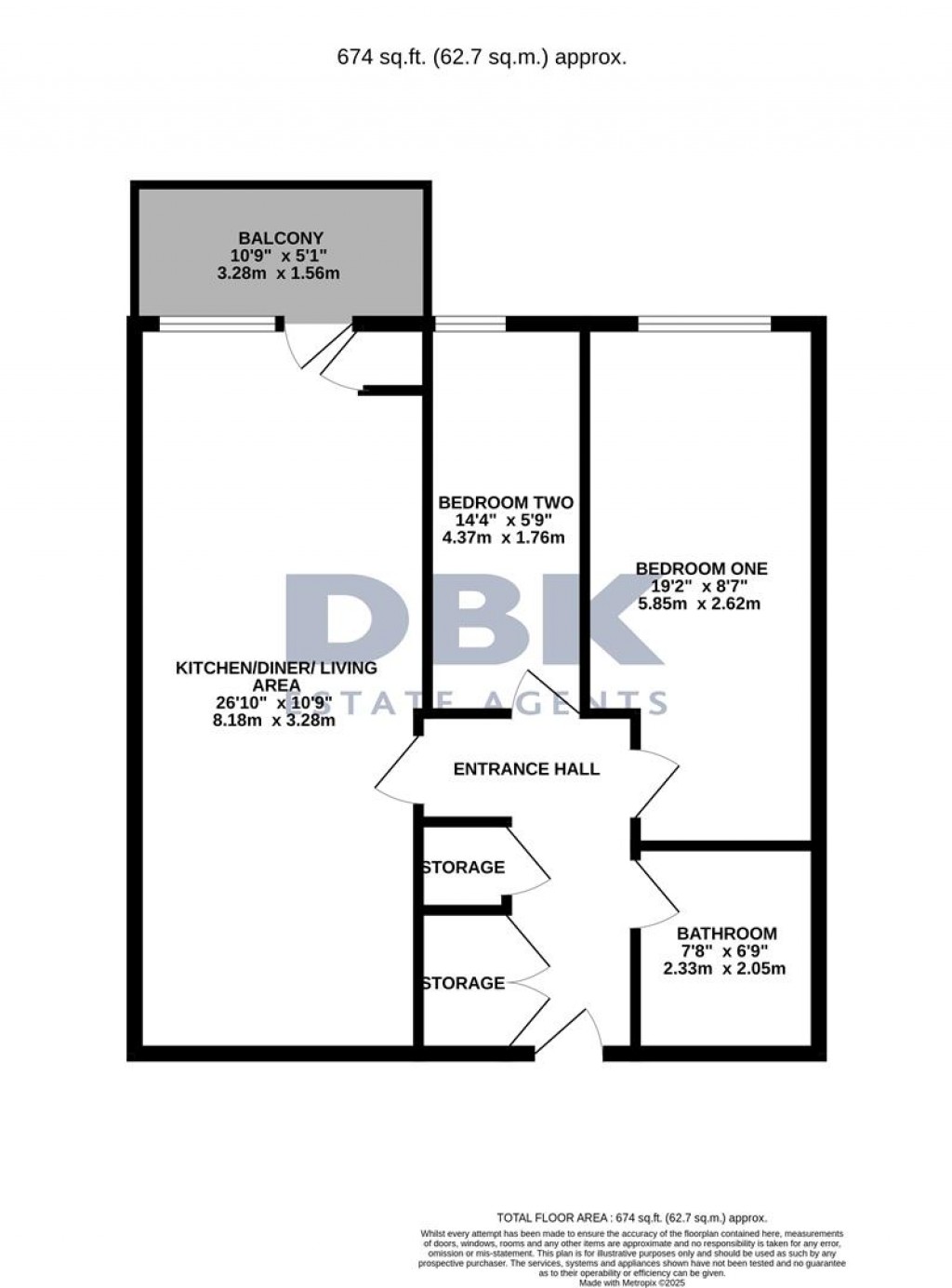 Floorplans For Salisbury Road, Southall, UB2