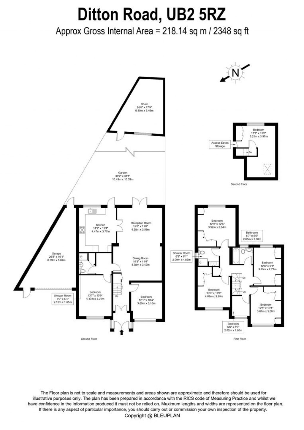 Floorplans For Ditton Road, Norwood Road, UB2