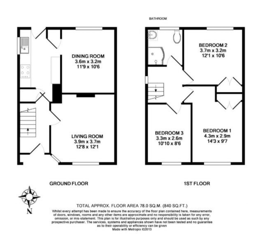 Floorplans For Stockdales Road, Eton Wick, SL4