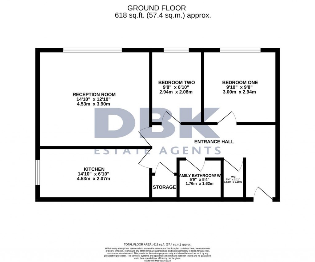 Floorplans For Field Road, Feltham, TW14