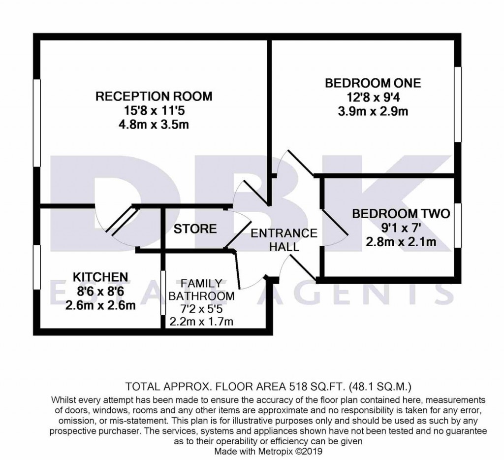 Floorplans For Old Park Mews, Heston, TW5