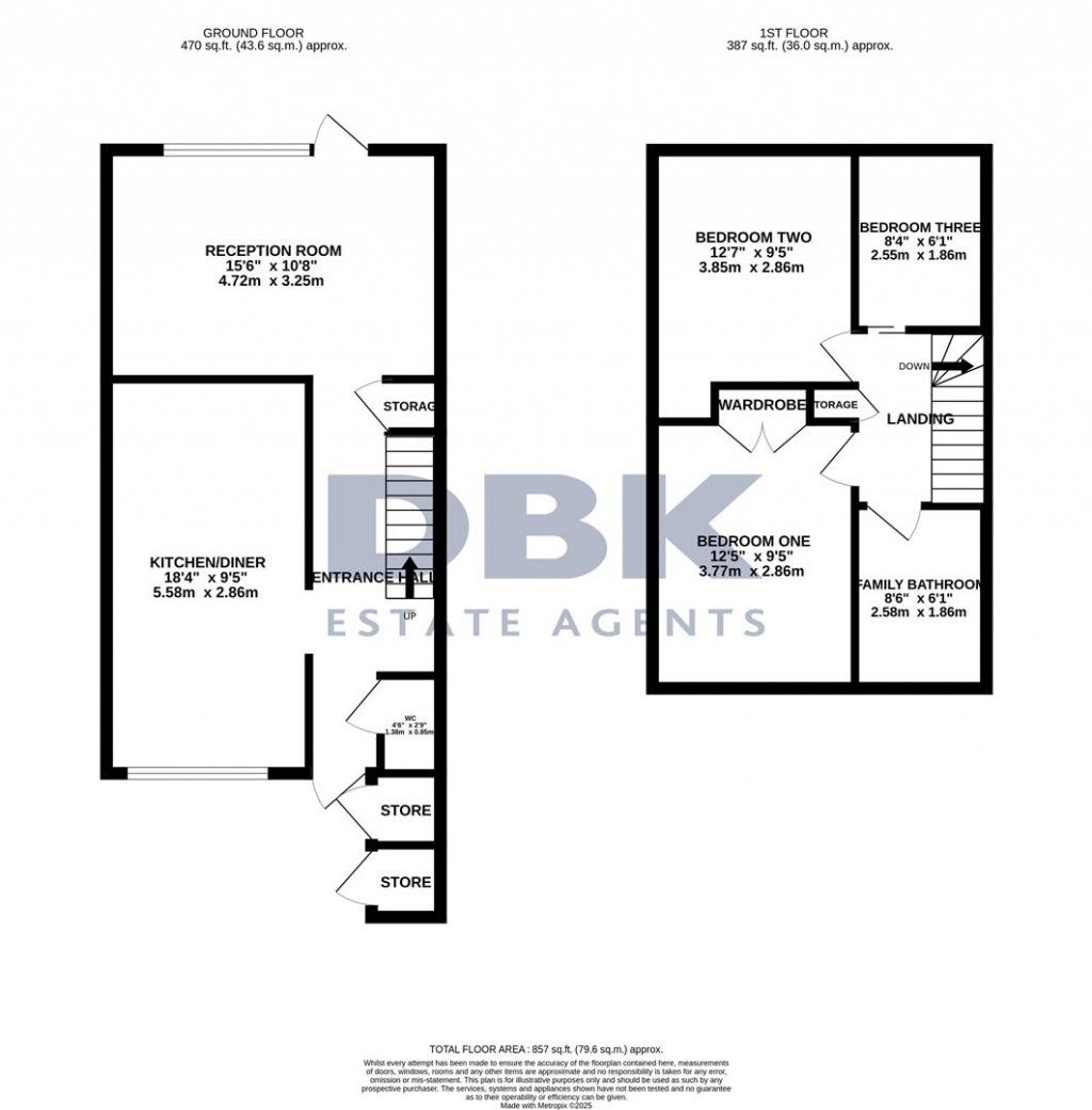Floorplans For Midsummer Avenue, Hounslow, TW4