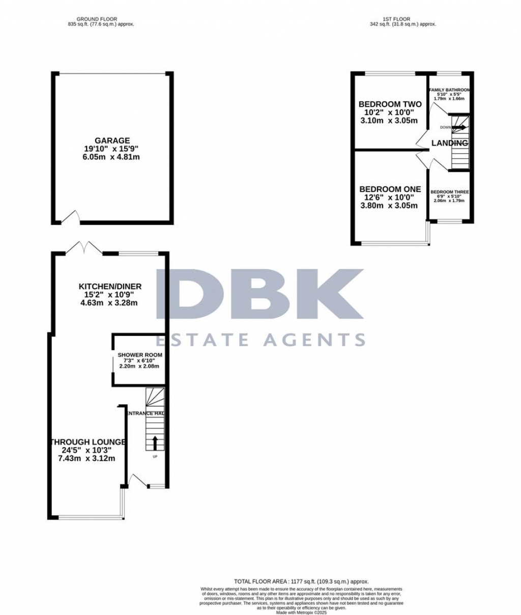 Floorplans For Hadley Gardens, Norwood Green, UB2