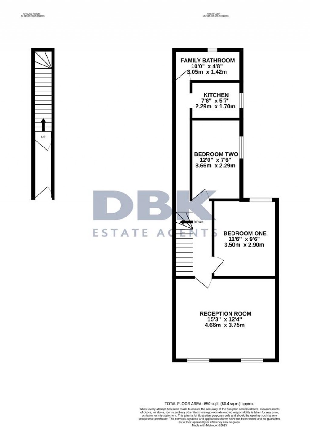 Floorplans For Cecil Road, Hounslow, TW3