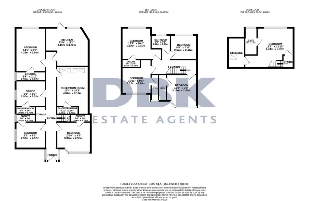 Floorplans For Langley Crescent, Harlington, UB3