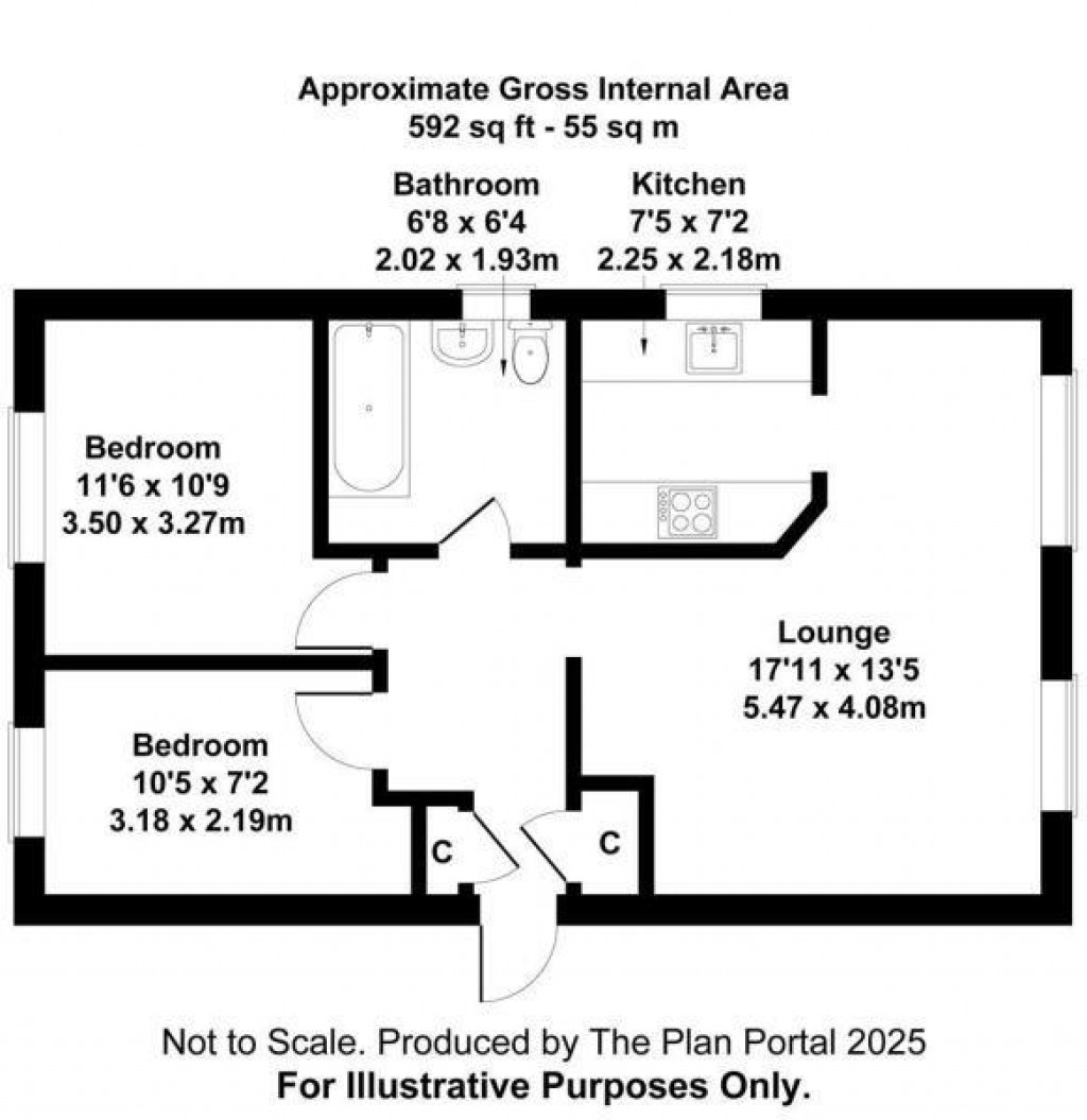 Floorplans For Nuffield Court, Old Park Mews, Heston, TW5