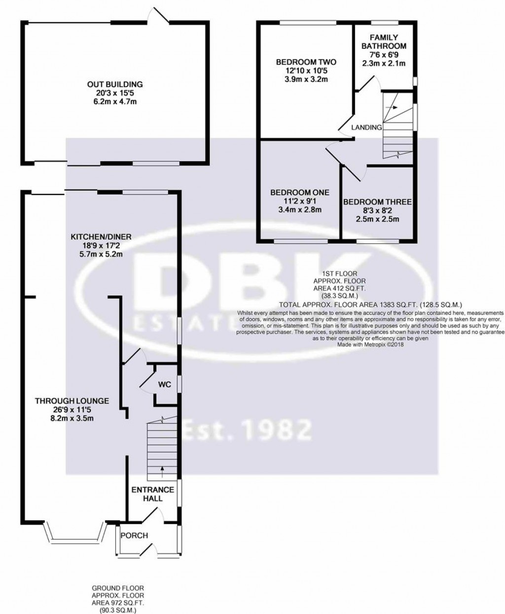 Floorplans For Vicarage Farm Road, Heston, TW5