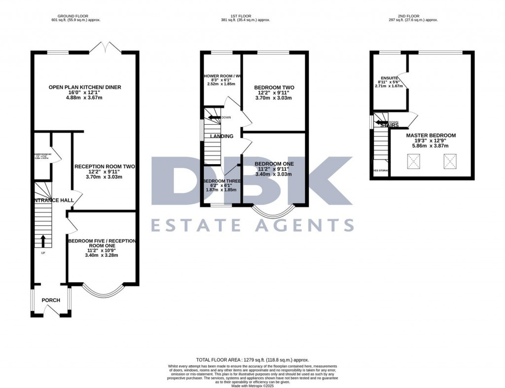 Floorplans For Langley Crescent, Hayes, UB3