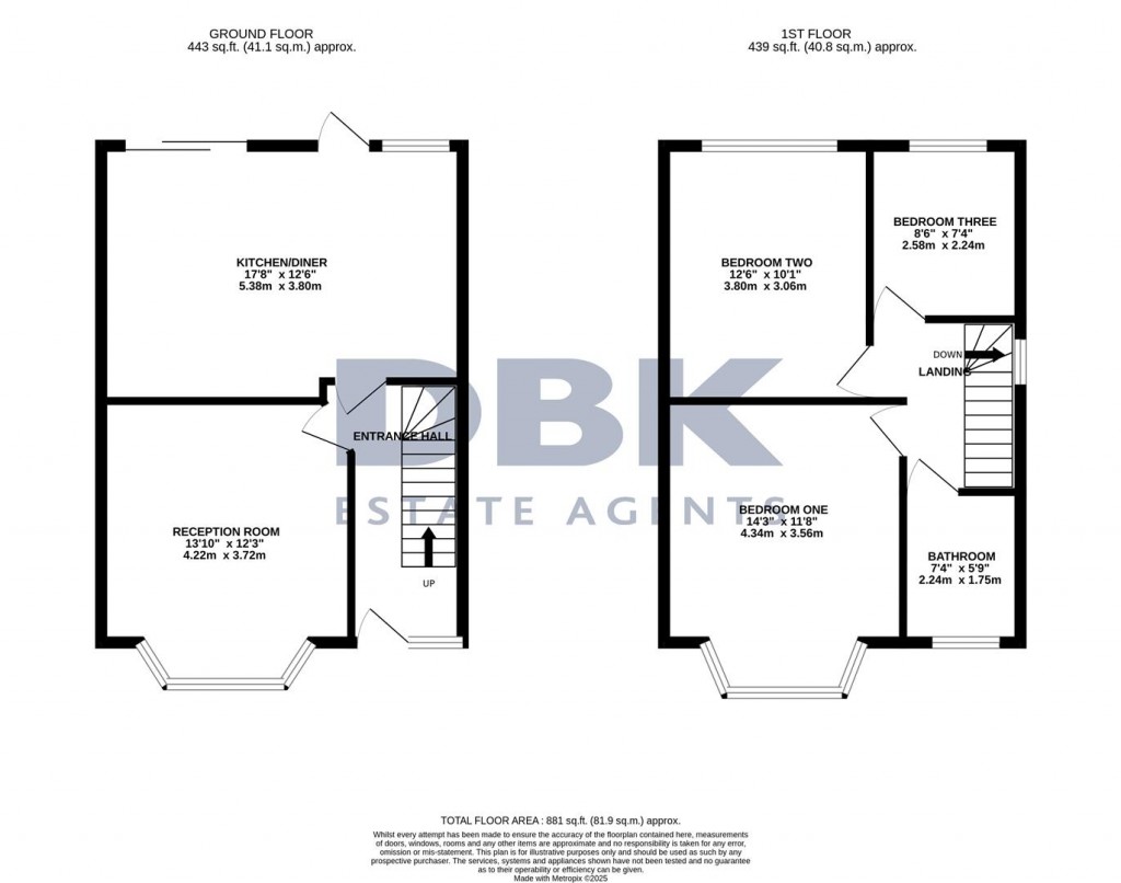 Floorplans For North Hyde Lane, Norwood Green, UB2