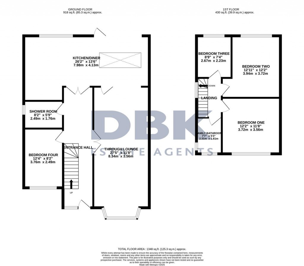 Floorplans For Elmsworth Avenue, Hounslow, TW3