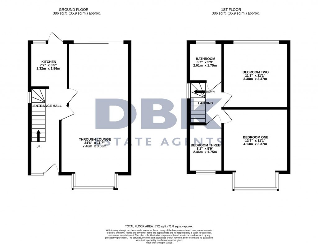 Floorplans For Durham Avenue, Heston, TW5