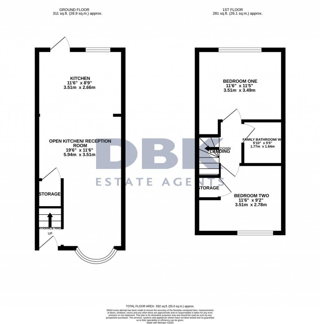 Floorplans For Atherley Way, Hounslow, TW4