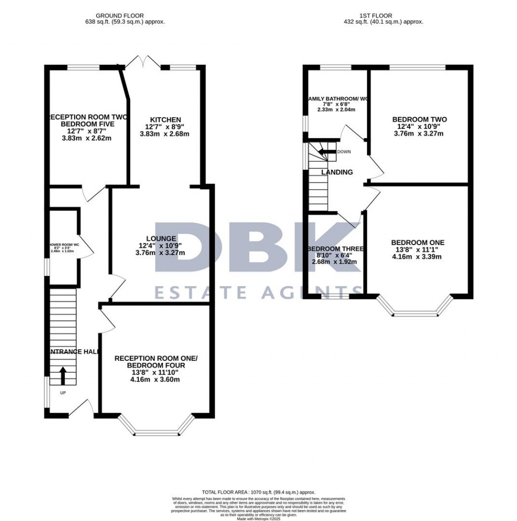 Floorplans For The Crossways, Heston, TW5