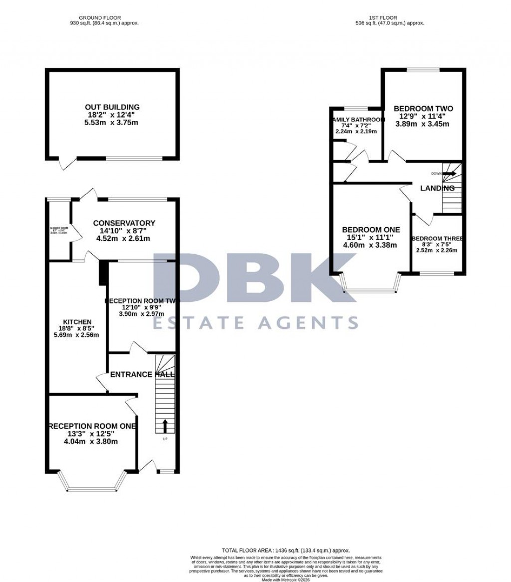 Floorplans For Sunnycroft Road, Hounslow, TW3