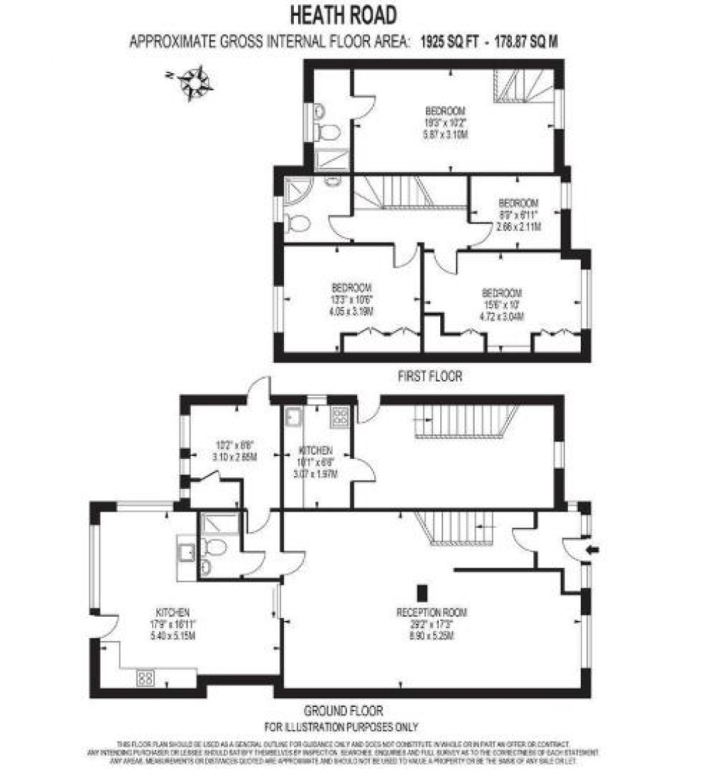 Floorplans For Heath Road, Hounslow, TW3